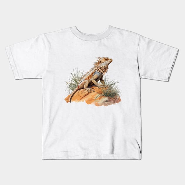 Pogona Kids T-Shirt by zooleisurelife